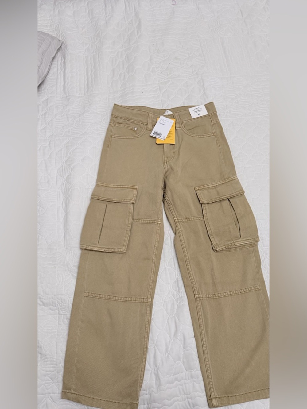 H&M Kids Cargo Pants in Khaki